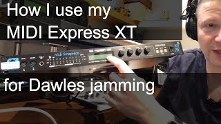 Video thumbnail for Dawless MIDI interface : How I use my MOTU MIDI Time piece by Nu-Trix The Synth Guy