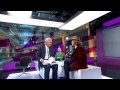 Jon Snow sings with Cerys Matthews