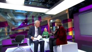 Jon Snow sings with Cerys Matthews