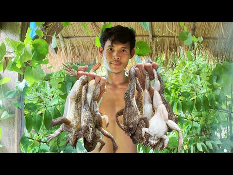 So Yummy Catch a lot Frog n Cooking for Dinner Food