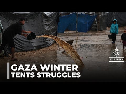 Winter misery in Gaza: Makeshift tents offer little protection ...