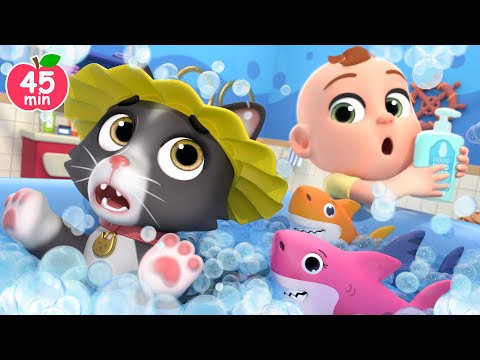 Bubble Bath Song with Kitty!🐈 Hey Diddle Diddle Lalafun Nursery Rhymes & Kids