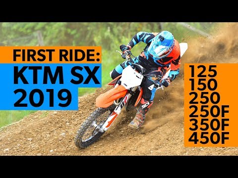 FIRST RIDE: KTM SX model range 2019, on TONY CAIROLIs hometrack feat. RYAN DUNGEY