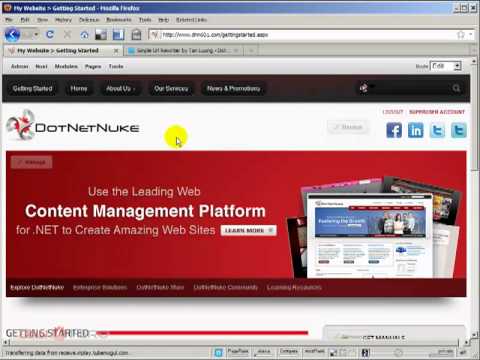 DotNetNuke Tutorial - Beautiful and Cheap SEO friendly URLs - Video #259