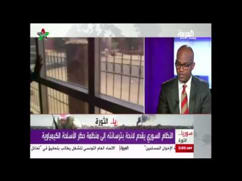 مداخلة السيد مروان حجو الرفاعي عضو الائتلاف السوري المعارض على قناة العربية