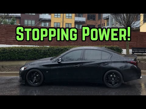 Q50 Stainless Steel Braided Brake Lines Install | Concept Z Performance