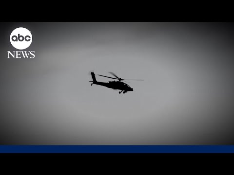 U.S. launches retaliatory strikes after Apache helicopter downed by Iranian drone