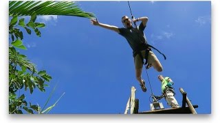 ZIPLINING IN MAURITIUS - YouTube