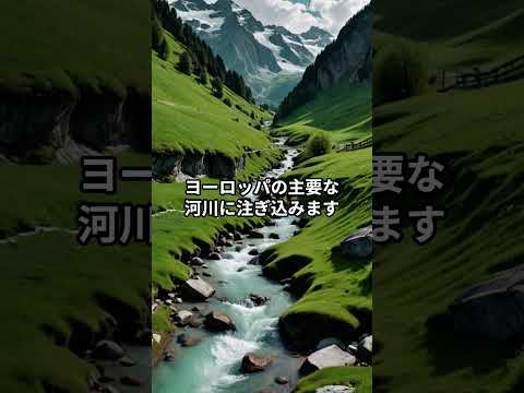 中央アルプスのグラールスアルプスの位置図。