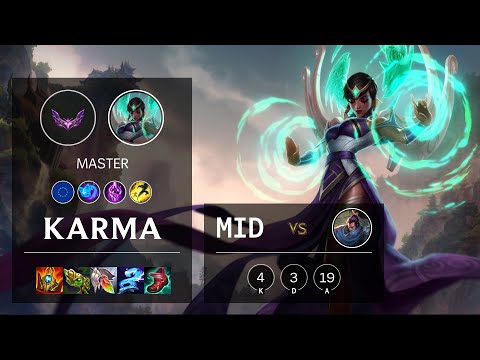Karma Mid vs Yasuo - EUW Master Patch 12.3