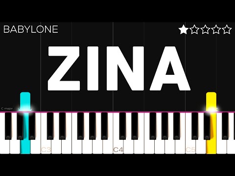 Babylone - Zina | EASY Piano Tutorial