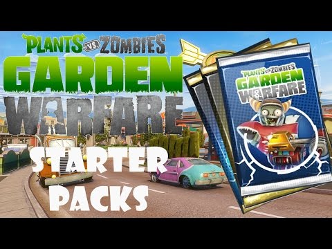 Plants vs Zombies: Garden Warfare - Opening Starter Packs