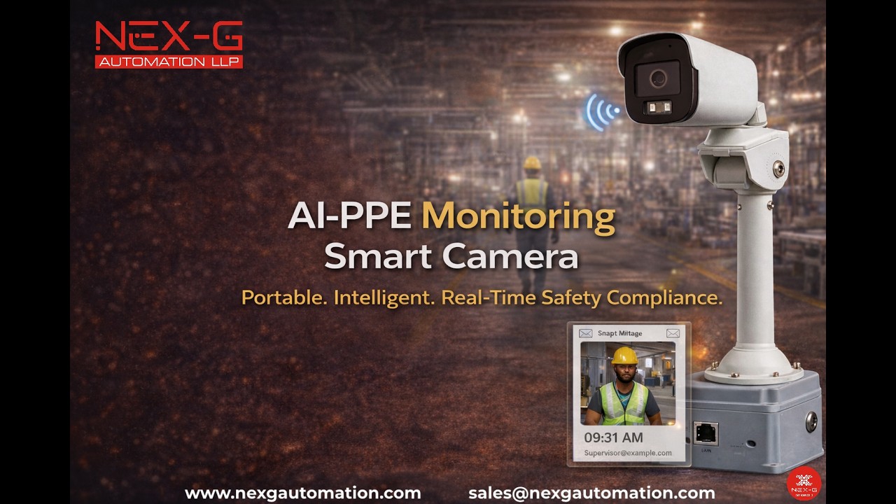 AI Camera That Detects Missing Helmet & Safety Vest | Industrial Safety Automation