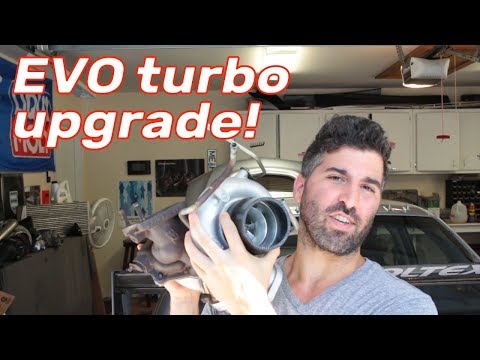 EVO 8 turbo upgrade - removing the stock turbo