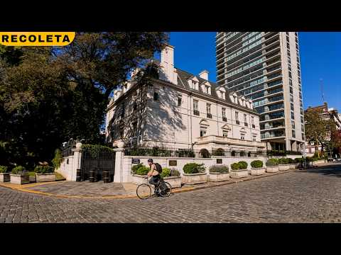 Walking Through Buenos Aires Most Beautiful Neighborhood | Recoleta 4K