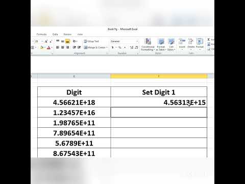 How to Fill 16 Digit Number in One Cell MS Excel