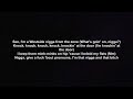 TYLER THE CREATOR STICKY LYRICS