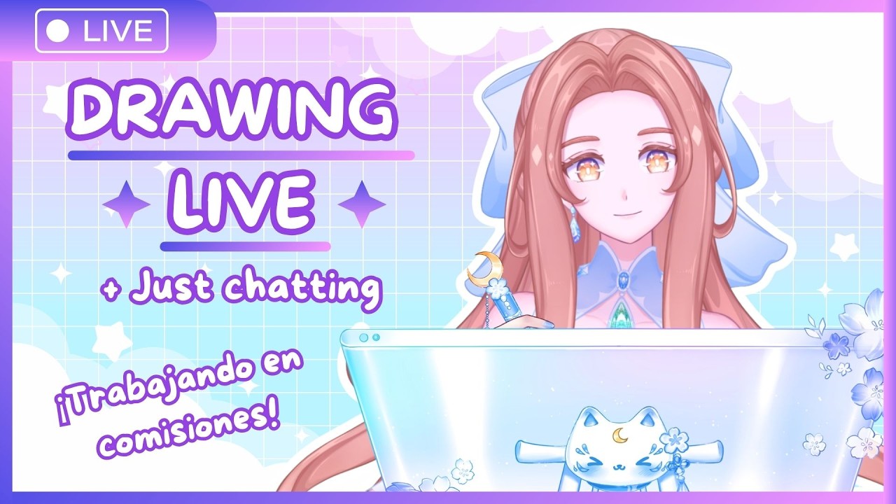 【¡STREAM DE DIBUJO!】COMISIONES + Just Chatting【Marina Kisaragi】