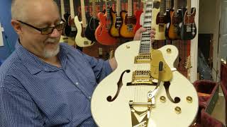Video thumbnail for Gretsch Michael Guy Chislett White Falcon by The Zombie Guitar Company