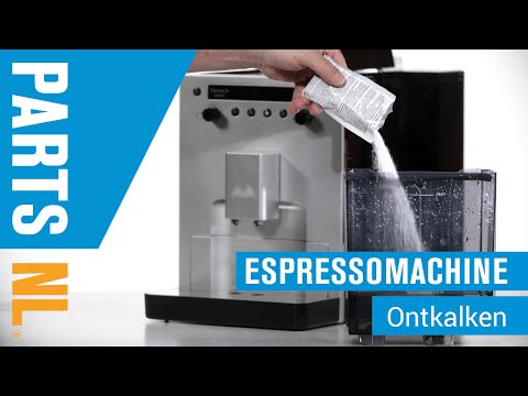 Volautomatische espresso apparaat ontkalken, PartsNL uitleg