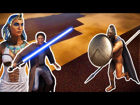 22 MILLION SPARTANS vs 100,000 JEDI KNIGHTS + 1,000 CLEOPATRA | UEBS 2