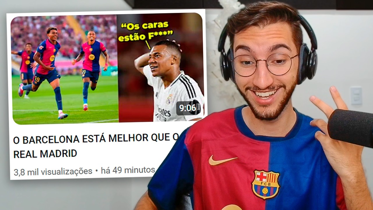 O BARCELONA ESTÁ MELHOR QUE O REAL MADRID