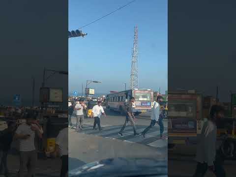 Vizag beach road #beach #punjabisong #shortsfeed #trendingshorts #1million #viral