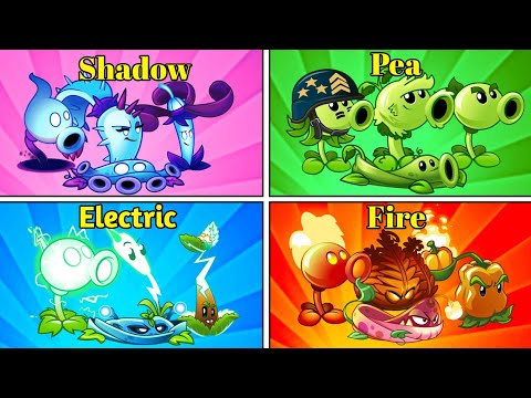 4 Best Peashooter Team Plants Battles - Which Team Will Win? - PvZ2 Team Plants vs Team Plants
