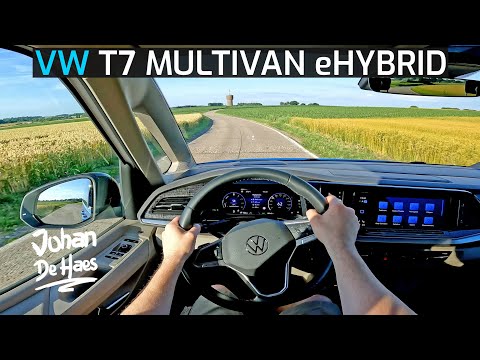 VW T7 Multivan 2022 1.4 eHybrid 218 hp POV TEST DRIVE