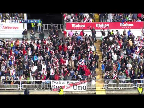 Gol de Bueno (1-0) en el Rayo Vallecano - Celta de Vigo - HD