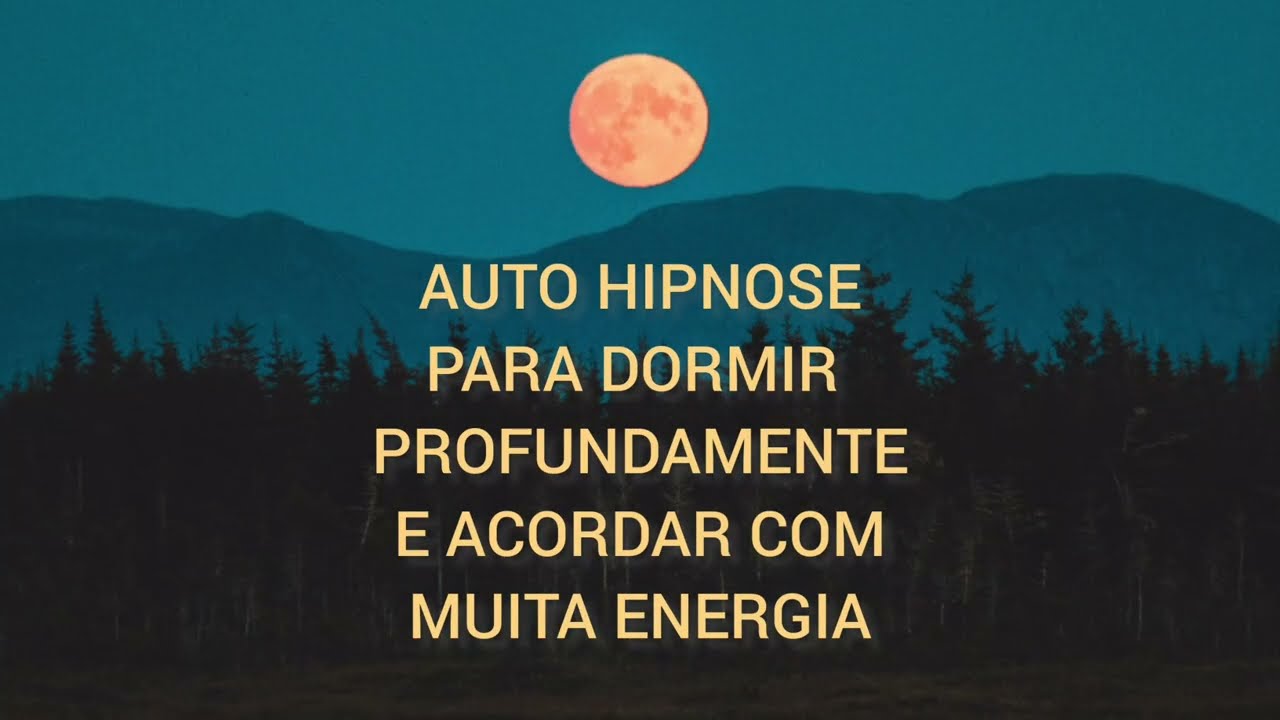 Hipnose para dormir e acordar com muita energia.
