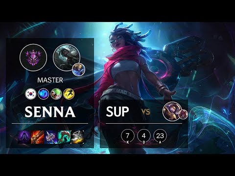 Senna Support vs Blitzcrank - KR Master Patch 10.5