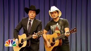 Jimmy Fallon &amp; Brad Paisley Sing &quot;Balls In Your Mouth&quot; (Late Night with Jimmy Fallon)