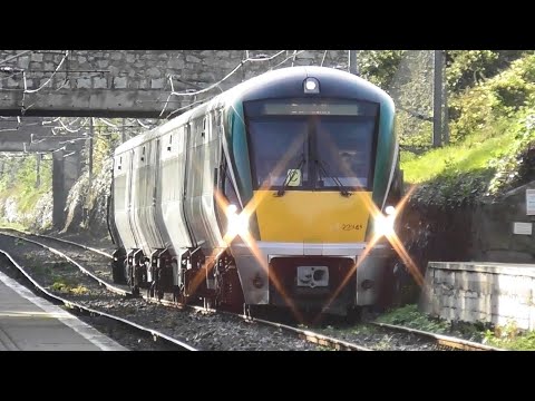 Irish Rail 22000 Class Intercity Train 22341 - Glenageary Station, Dublin