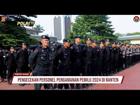 KAROOPS POLDA BANTEN PIMPIN APEL PENGECEKAN PERSONEL PAM TPS