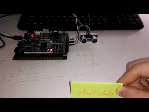 NEXYS4 DDR Project, Ultrasonic Sonar