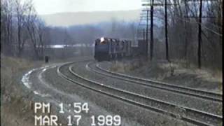 preview picture of video 'Conrail SEPW 3-17-89'