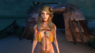 Skyrim Mod Review 127 - 2B Nier Automata Follower and Bikini Armor Mod - Series: Boobs and Lubes