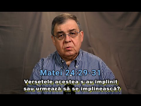 Perspective Crestine (026) - Escatologie - Matei 24:29-31
