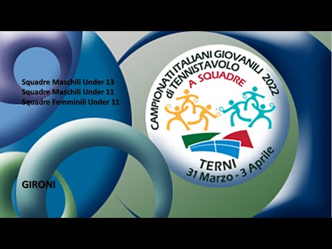 Campionati Italiani Giovanili a Squadre - Terni 2022 - U13M U11M U11F - GIRONI