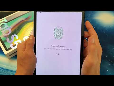 Galaxy Tab S5e: How to Setup / Add Fingerprint Password