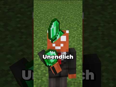 INFINITE Emeralds and Totems in Minecraft…?! #minecraft #minecraftshorts #maggus