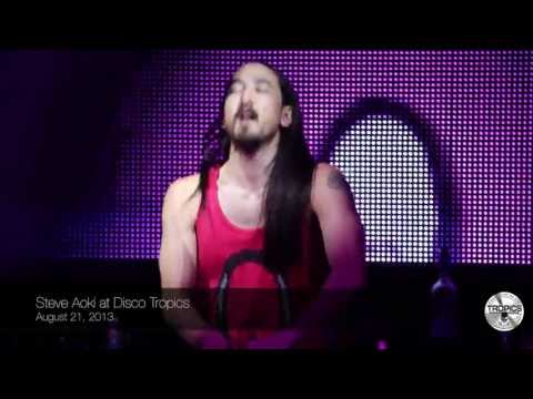 Steve Aoki at Disco Tropics - Lloret de Mar, August 21, 2013
