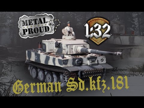 FOV 1/32 二戰德國虎式戰車/初期量產型/雪地迷彩塗裝 Sd.Kfz.181 PzKpfw VI Tiger Ausf