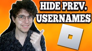 How To Hide Previous Usernames Roblox 2026