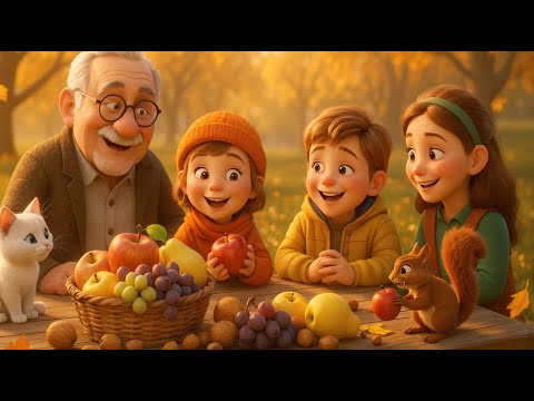 Fructele toamnei | Cântec educativ pentru copii | Variantă ritmată & variantă lentă