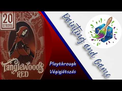 Playthrough 20 strong Taglewoods: red/ végigjátszás - Painting and Game