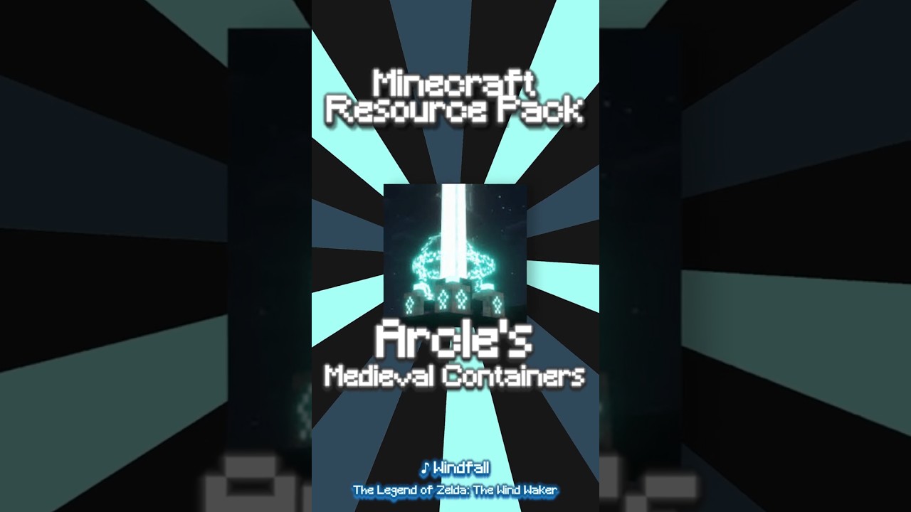Arcle's Medieval Containers! #minecraft #minecraftresourcepack