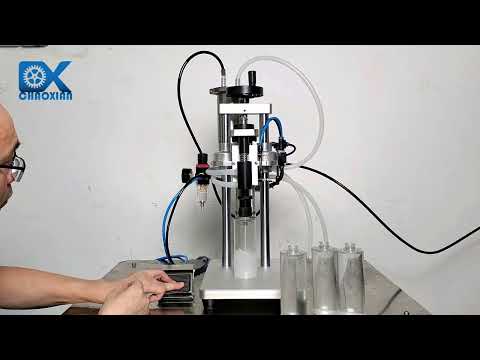 Remplisseuse sous vide semi-automatique pour bouteilles de Cologne | Remplisseuse à tête unique