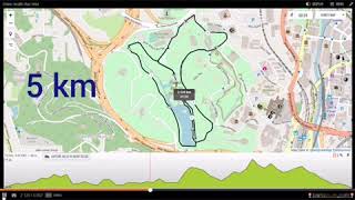 Shine Health Run 2018 5km route map